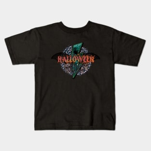 Halloween vibes tourquoises Lightning Kids T-Shirt